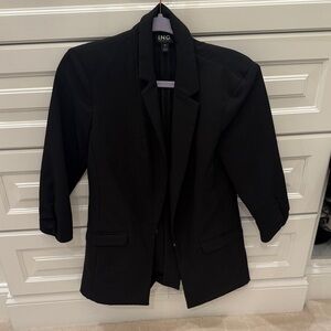INC International Concepts Women's Elegant Black Suit Jacket